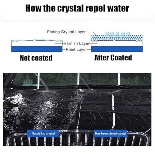 Ceramic Coating, 9H Nano Ceramic Coating for Cars, Super Hydrophobic High Gloss