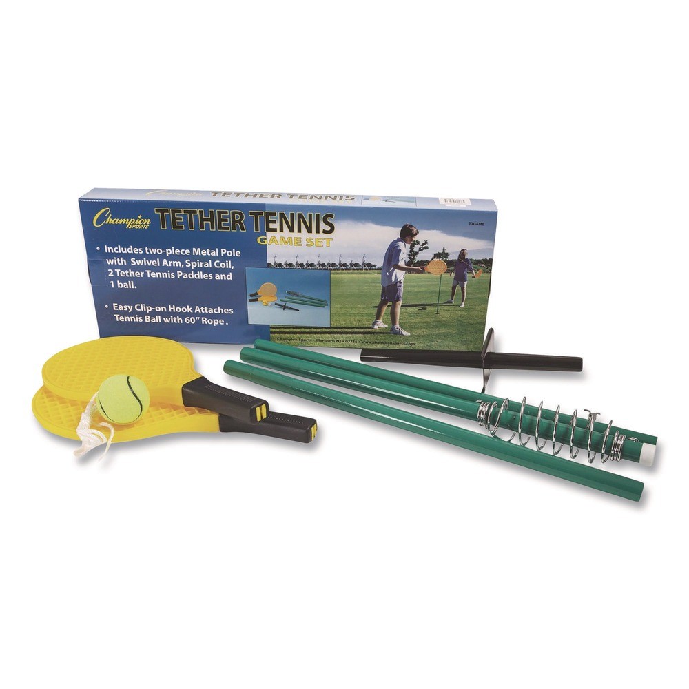 Champion Sports TTGAME Tether Tennis Game Set (4/Set) New