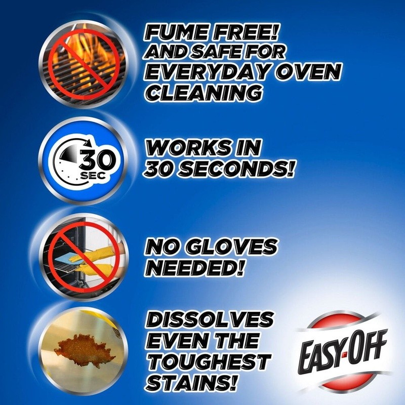 6 Pack Fume Free Oven Cleaner Spray Degreaser Foam 14.5oz Safe Non Toxic New