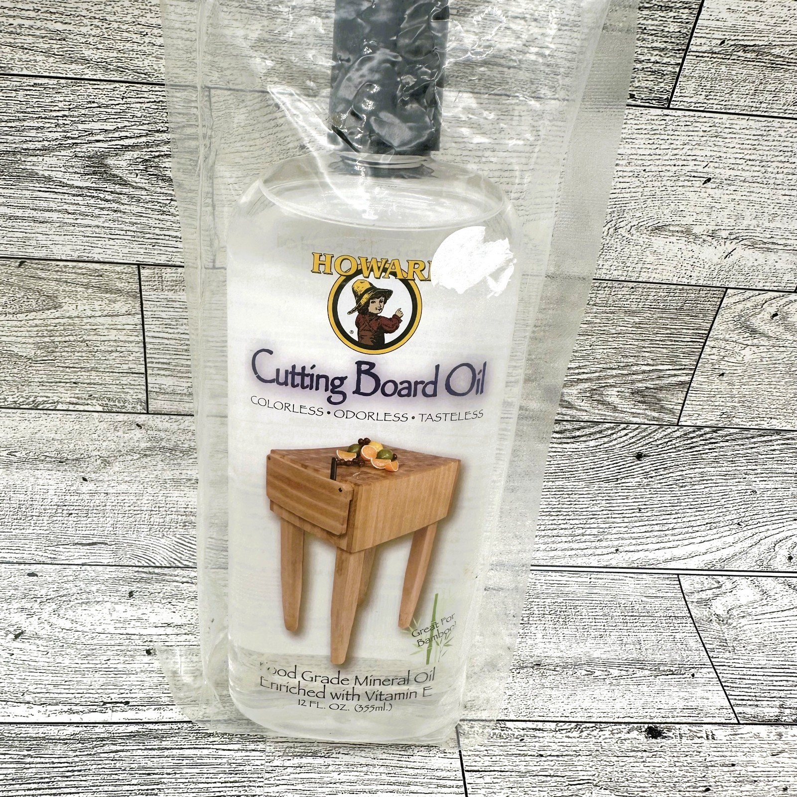 Brand New Sealed Howard Cutting Board Oil 2 Bottles @ 12 FL OZ #BBB012