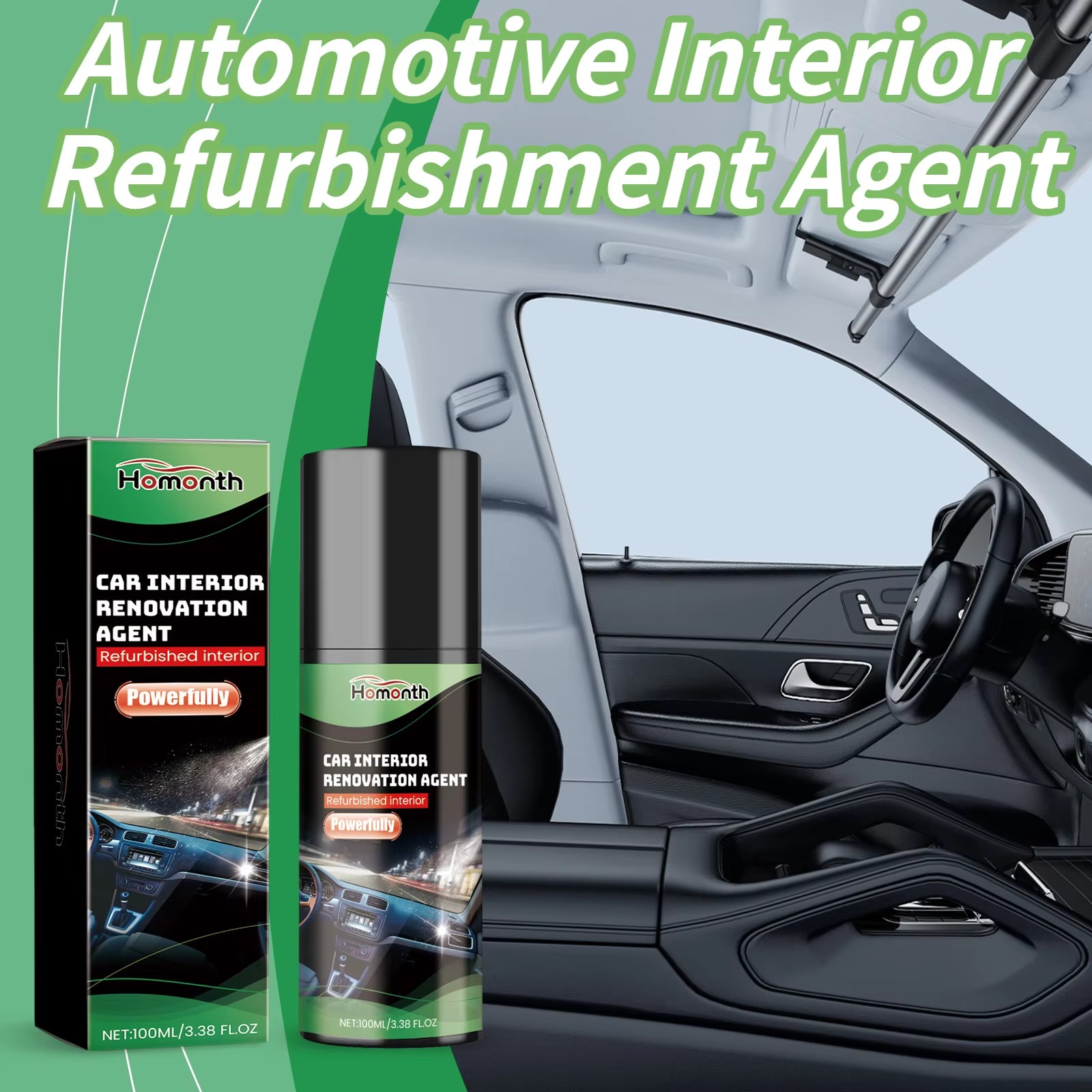 Car Interior Cleaner, Vehicle Interior Polish | Interior Detailer Spray-2026 NEW