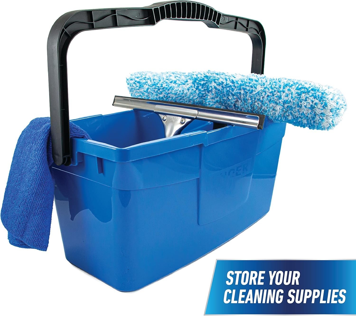 Versatile 3 Gallon Household Cleaning Bucket – Easy Mobility & Comfort Grip