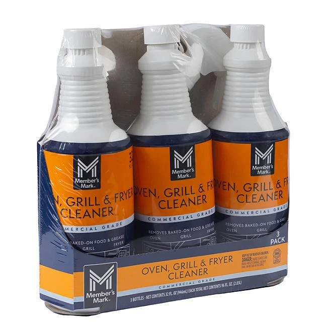 Member’s Mark Commercial Oven Grill and Fryer Surface Cleaner, 32oz – 6 Pack