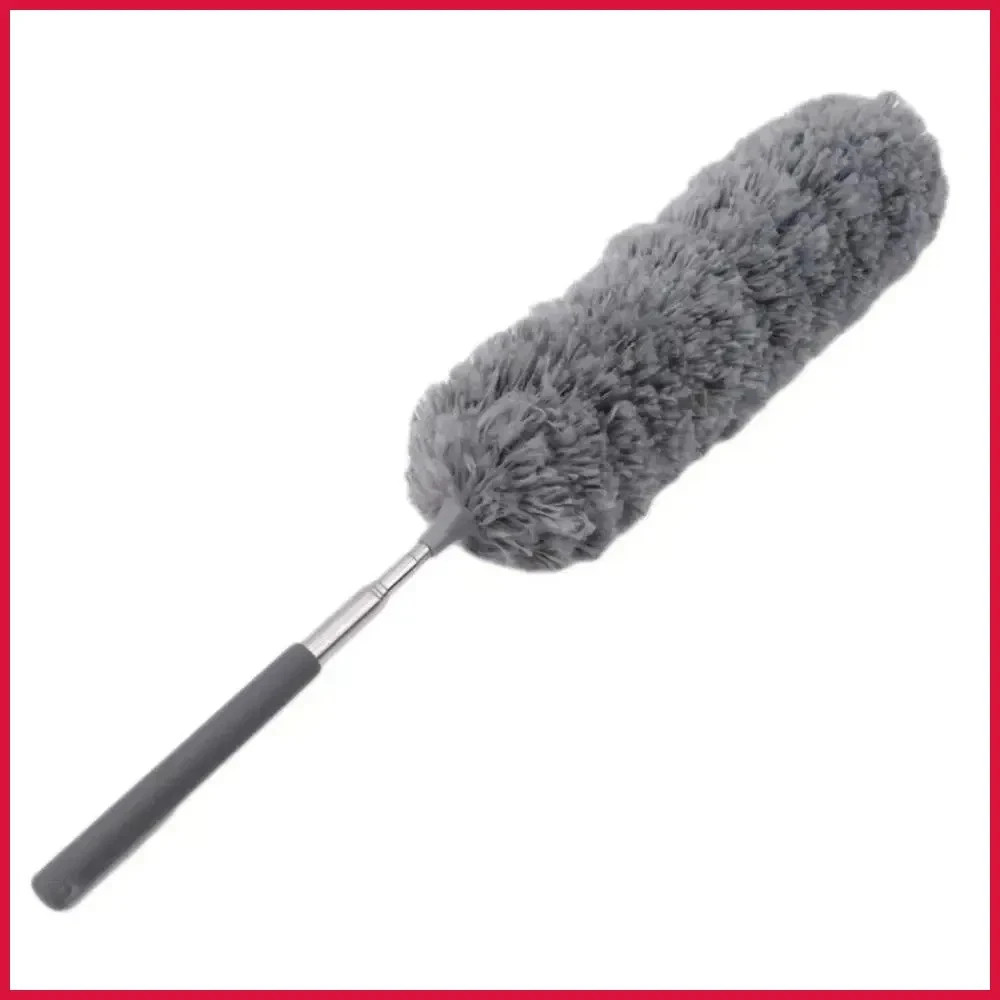 Microfiber Duster Soft Feather Dusting Brush Household Extendable Cleaning Tool