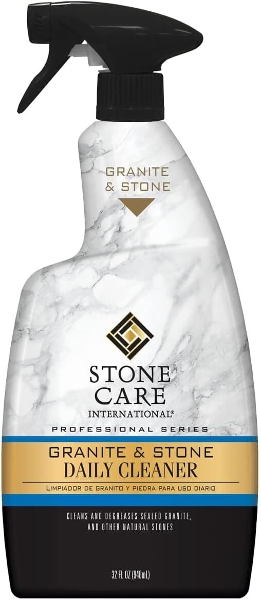 Stone Care International Granite Cleaner – 32 Fluid Ounces Granite & Stone Tile