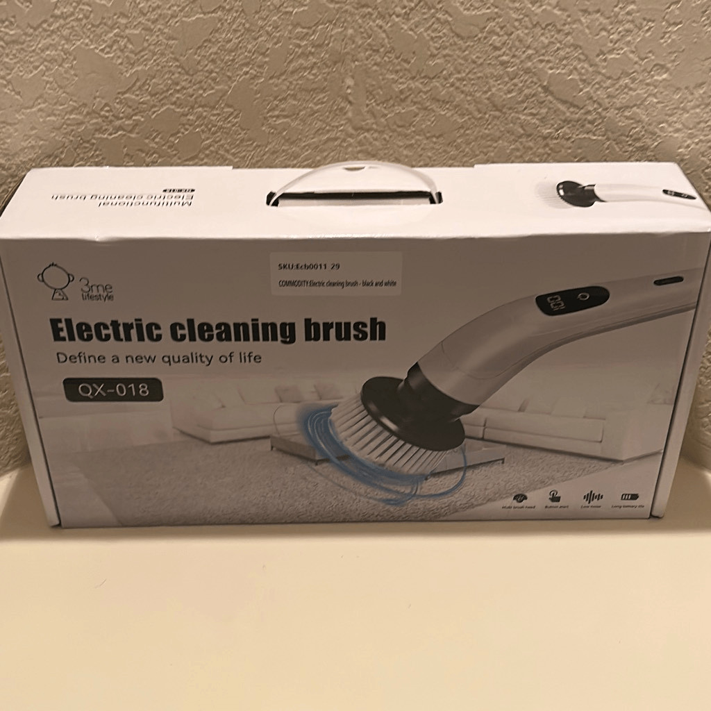 3me Lifestyle QX-018 Electric Cleaning Brush Multifunction Power Scrubber New