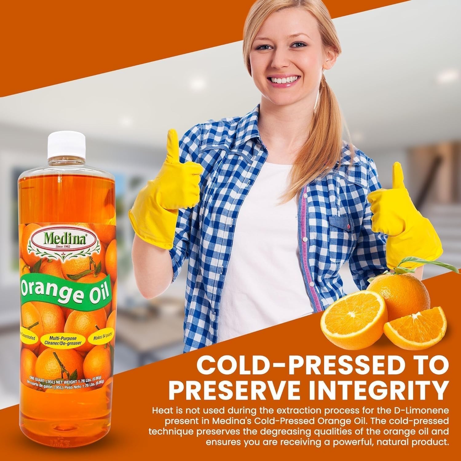 Potent Orange Oil for Wood Treatment – 32oz, 2-Pack