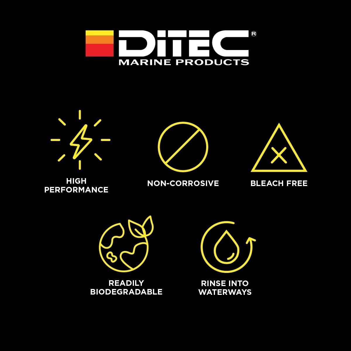 DITEC Teak Magic, Two-Step Gel Teak Cleaner and Brightener, Restores Wood