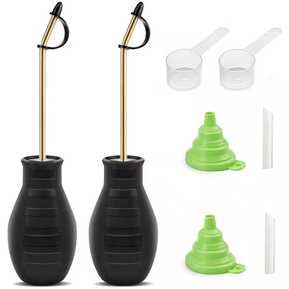 13.1Oz Indoor Diatomaceous Earth Dust Applicator Fogger with Extended Copper Tub