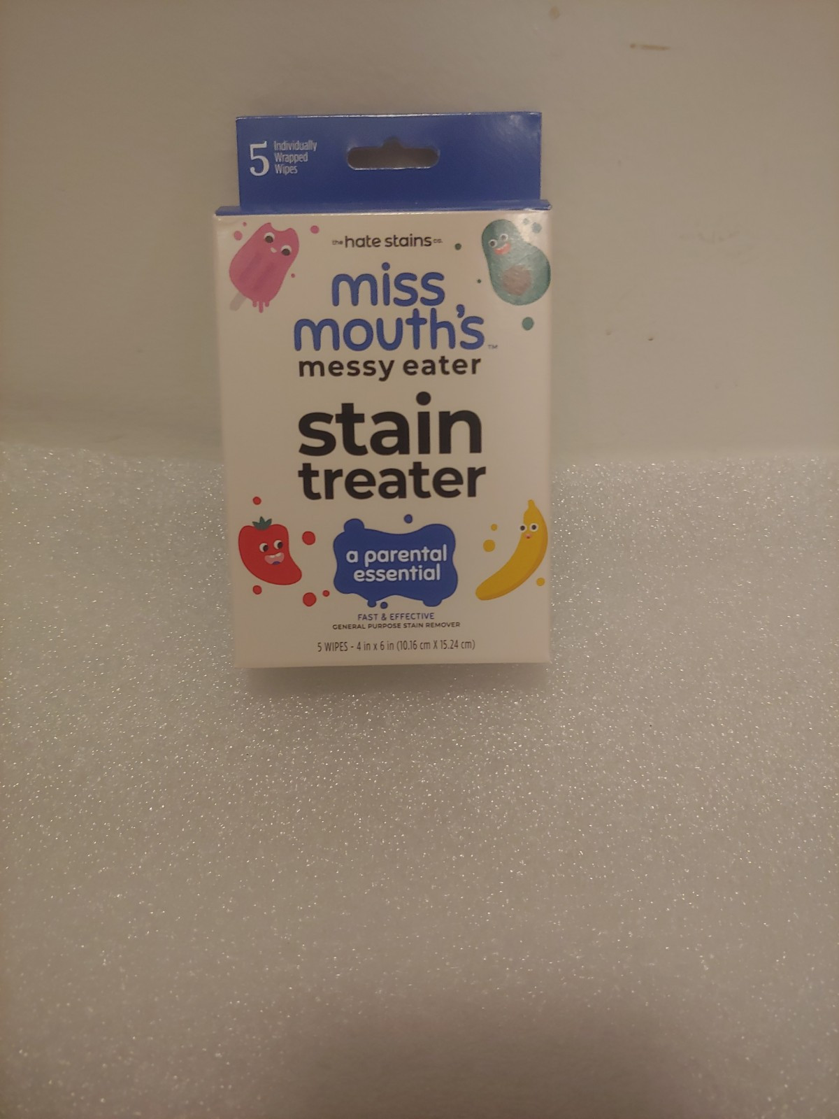 Miss Mouth’s Messy Eater Stain Treater Wipes – 5 Pack, Individually Wrapped