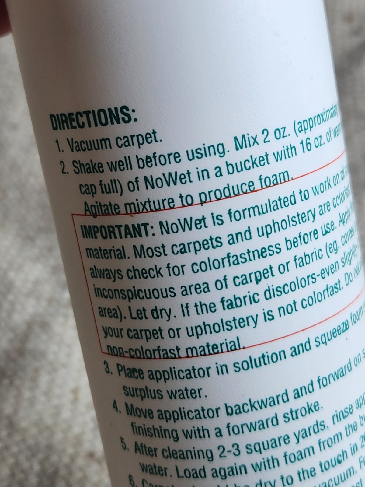 Vintage Original NoWet Wonder Foam Carpet Upholstery Cleaner open but full