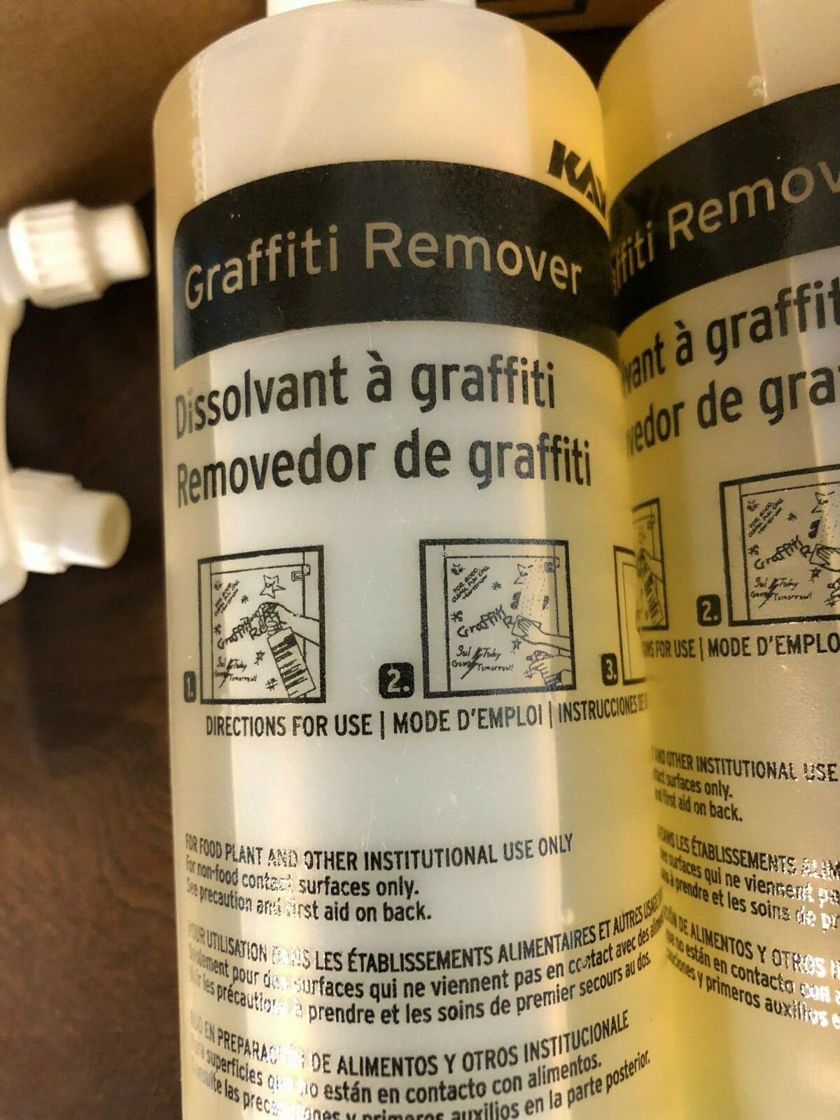 1 CASE Kay Ecolab Graffiti Remover 05574-039 (4-16 fl oz bottles & 2 sprayers)