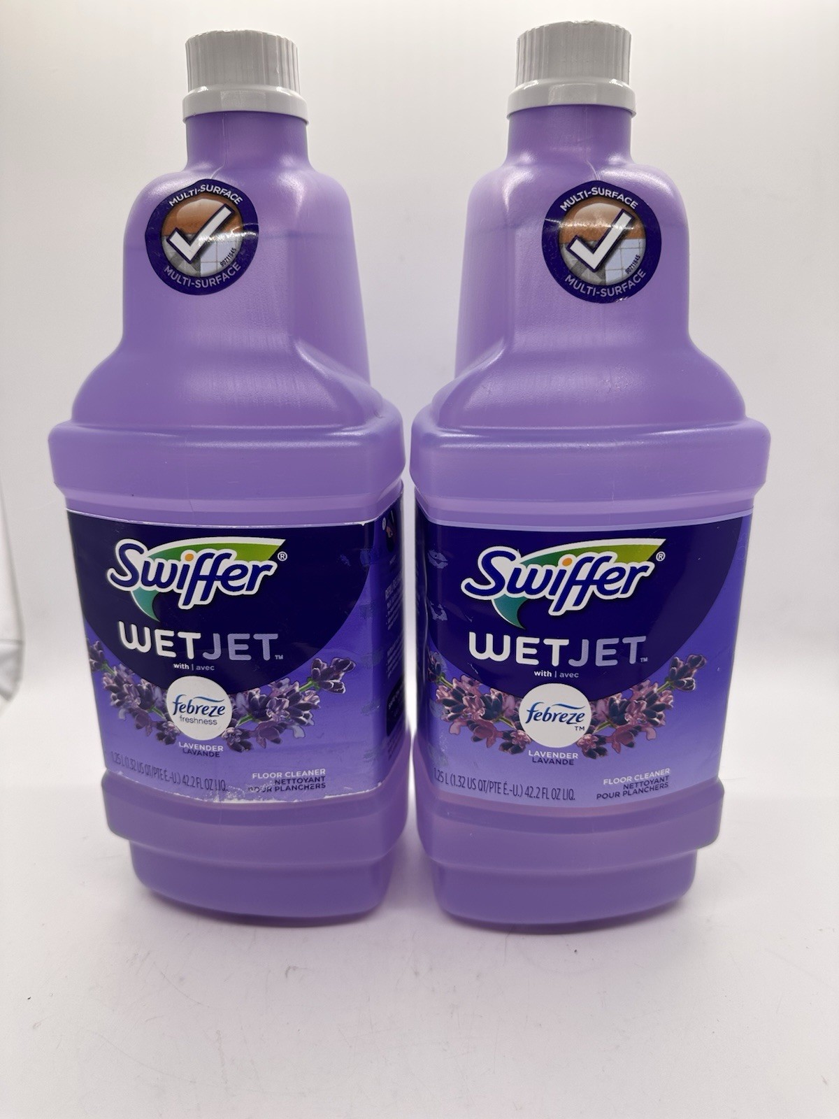 Swiffer WetJet Lavender Febreze Multi-Surface Cleaner Refills 42.2oz Each 2 Pack