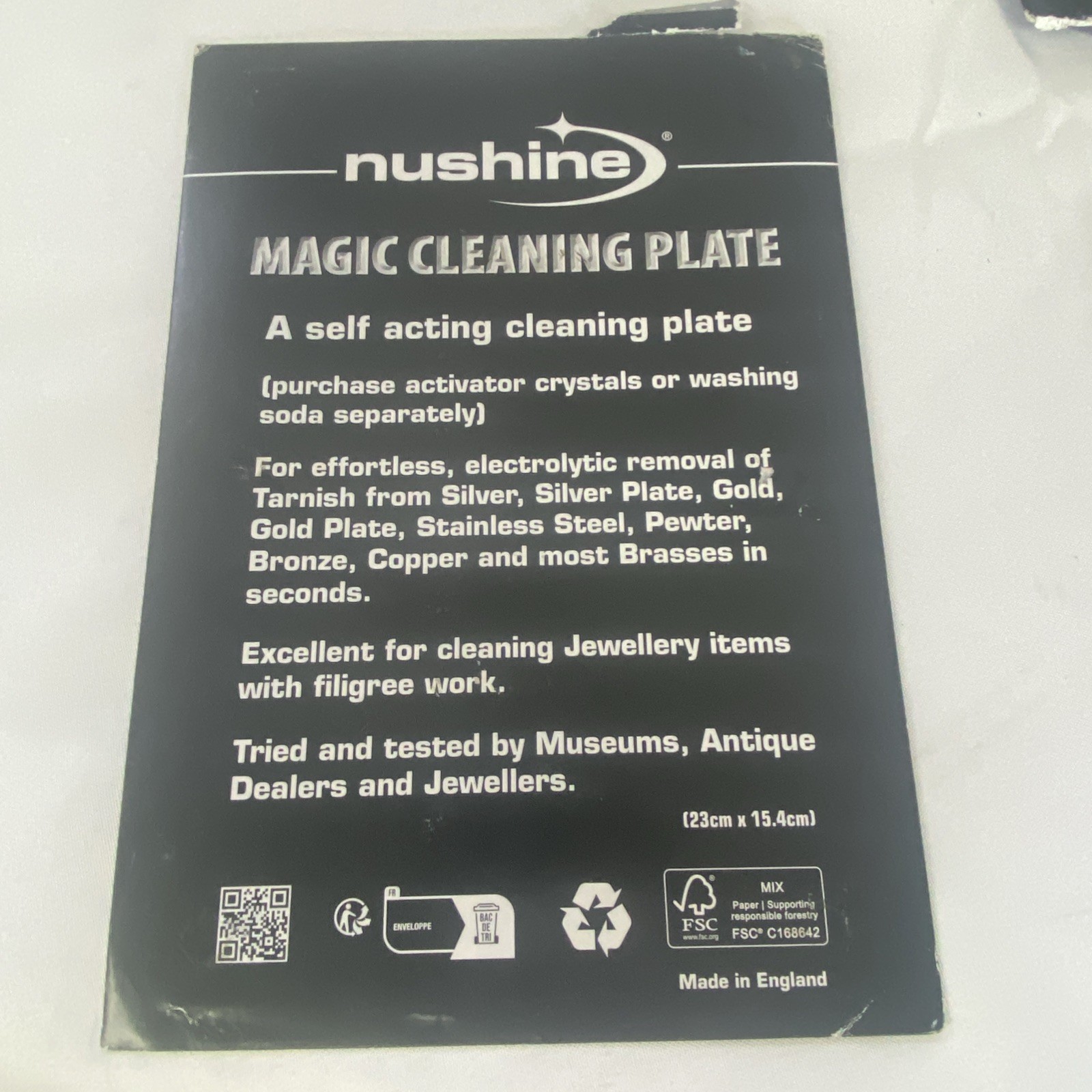 Magic Cleaning Plate 23cmx15.4cm – Cleans Many Items at Once! Reuse Mu…