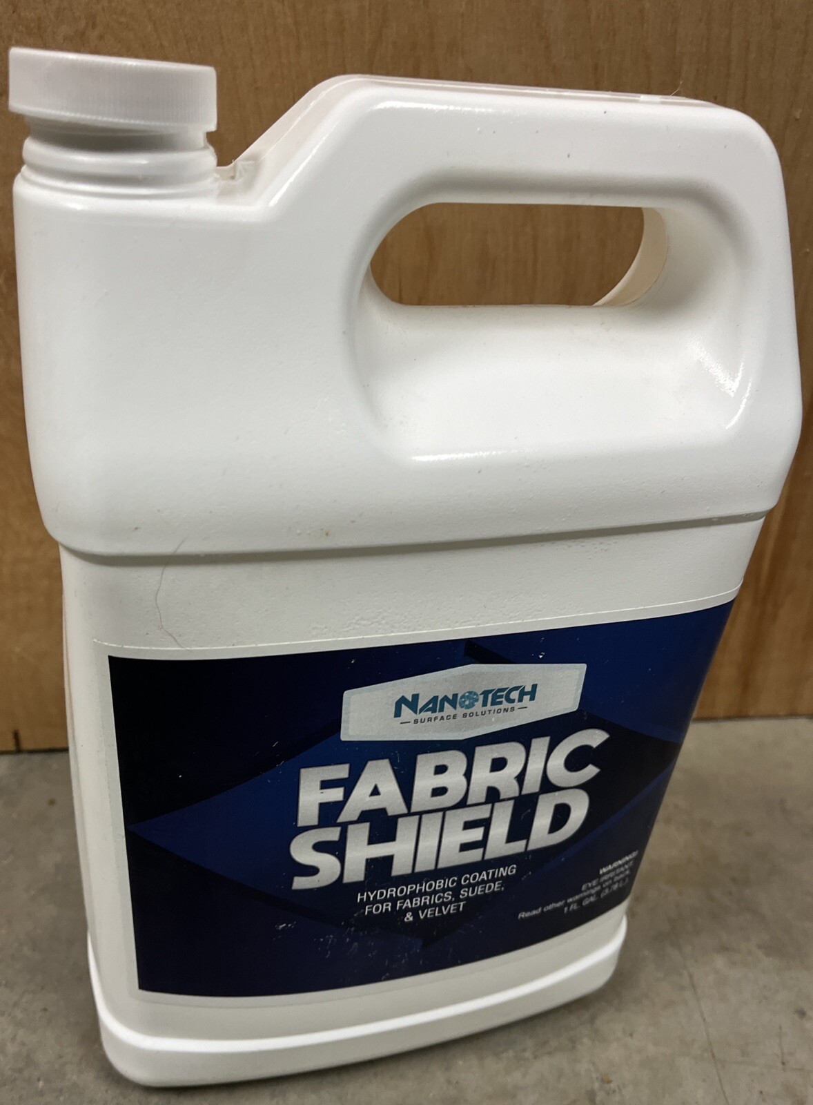 Nanotech FABRIC SHIELD Hydrophobic Coating For Fabrics, Suede Etc. 1 Gal. New