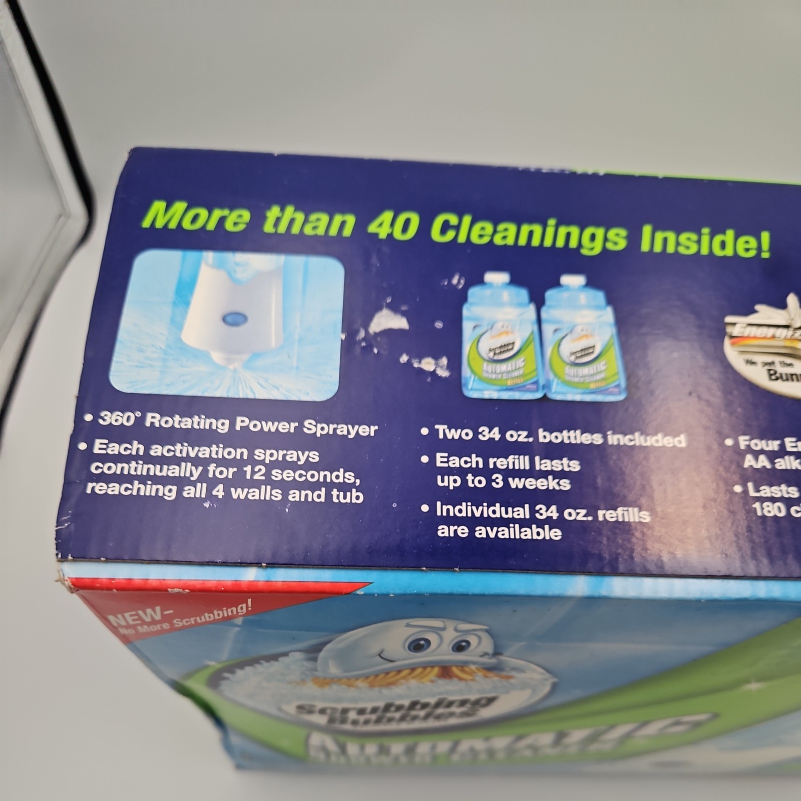 New Unused Scrubbing Bubbles Automatic Shower Cleaner Kit 2 Cleaning Solutions