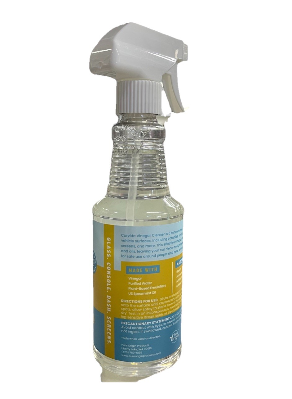 Carvída Vinegar Cleaner, Effective. Plant-Based. Safe. – 16 fl oz / 473 mL