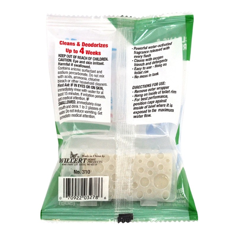 Bowl Fresh 310.24T No Phosphate Toilet Freshener & Cleaner 1.76 oz. (Pack of 24)