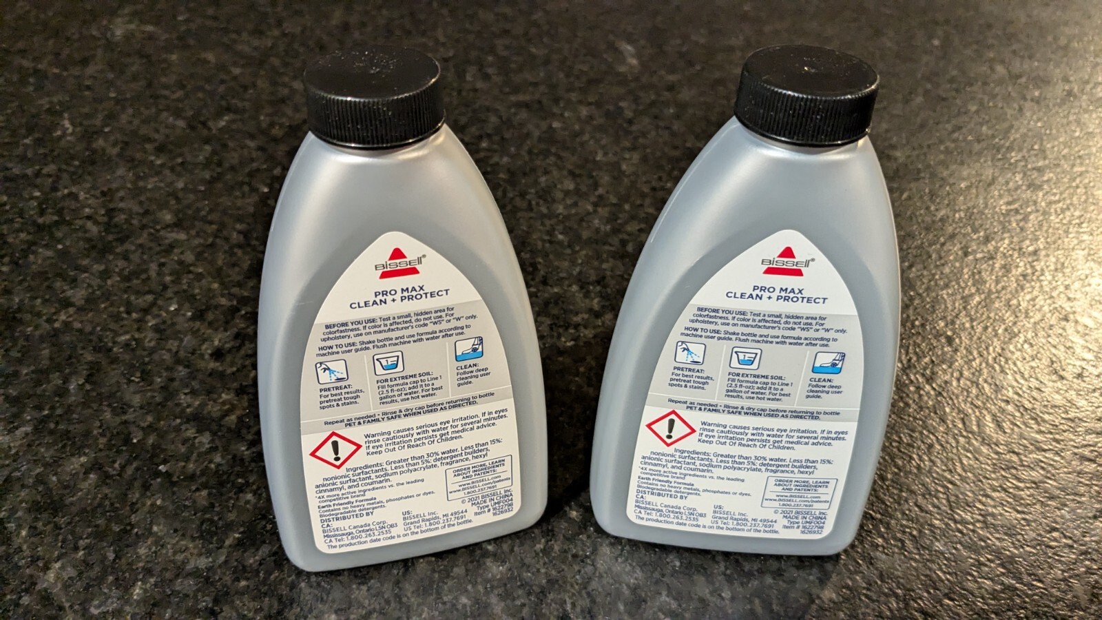 Bissell Pro Max Clean + Protect Factory Sealed NEW 8 fl oz Each Lot of 2
