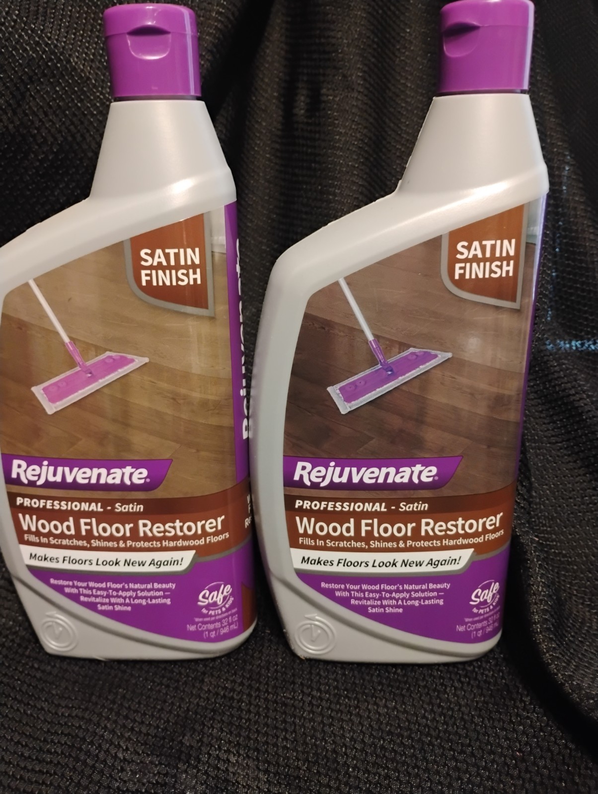 Rejuvenate Wood Floor Professional Restorer Satin Finish 32oz ( Sold Together)2