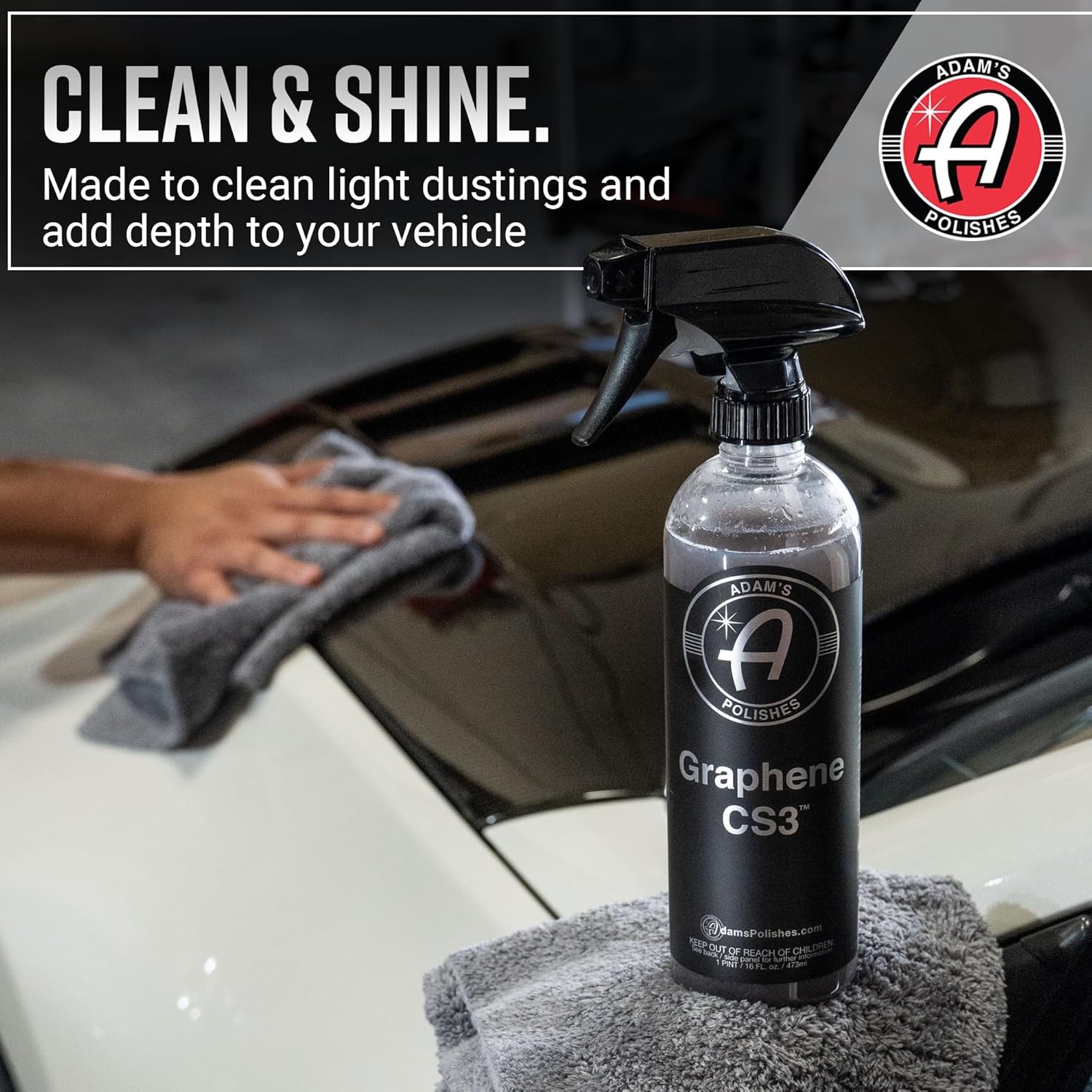 Adam’s Polishes Graphene CS3 16oz Graphene Waterless Wash Ceramic Spray Coat