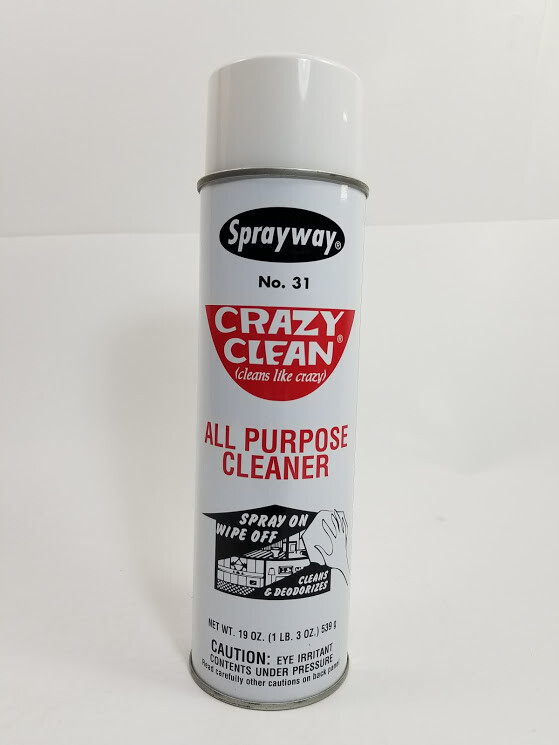 Sprayway Crazy Clean No. 31 All Purpose Spray Cleaner, net wt.19 oz, Case of 12