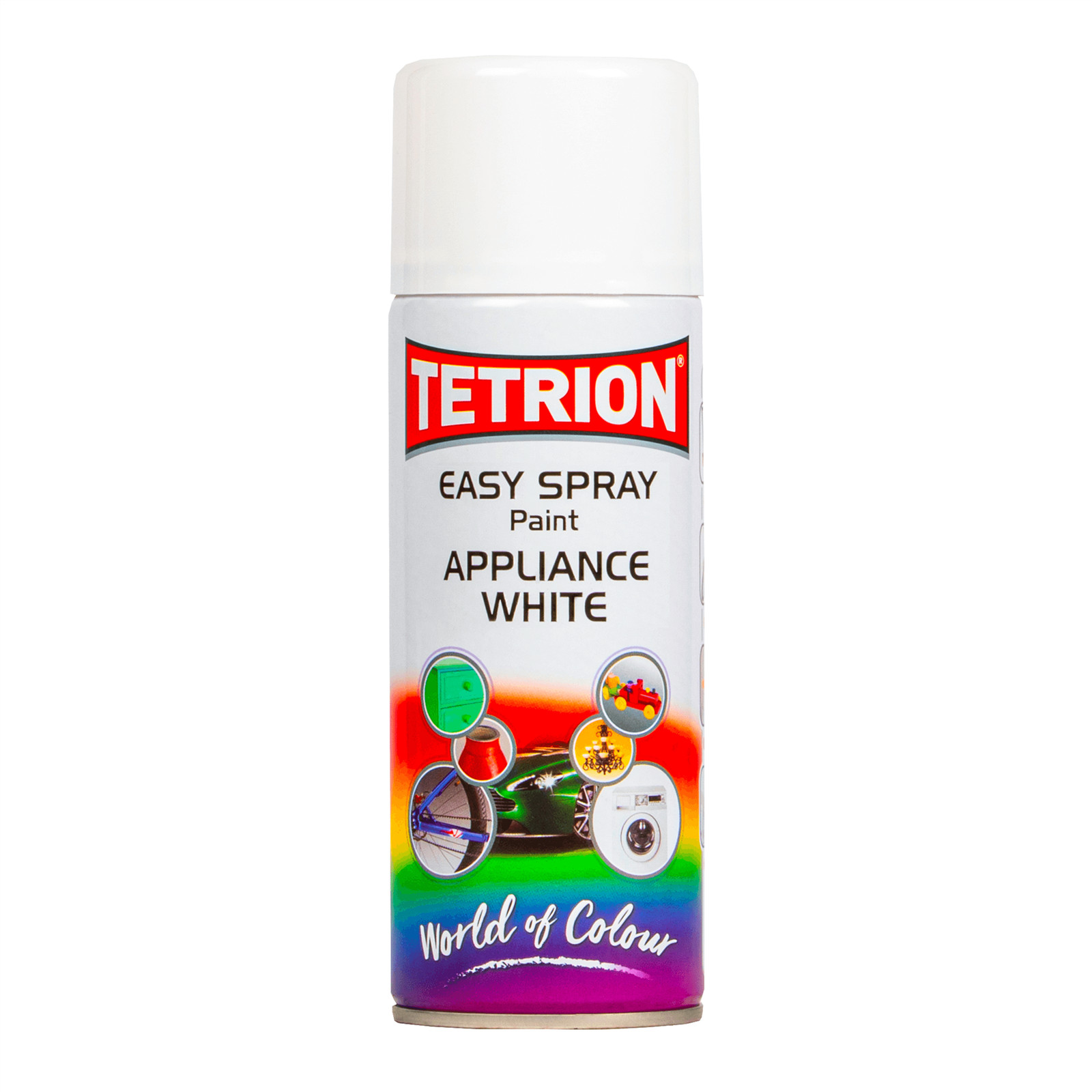 Tetrion Easy Spray Dish Washer Freezer Appliance White Aerosol Paint 6 x 13.53oz