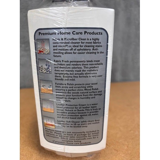 Stainsafe Diamond Elite Premium Home Care Furniture Cleaning Kit New Sealed
