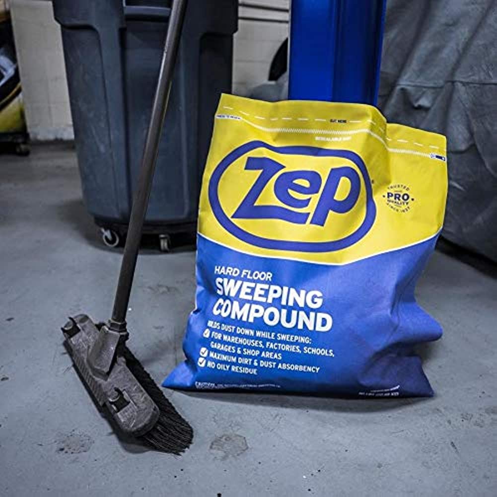ZEP Hard Floor Sweeping Compound – 50 lb HDSWEEP50 – Holds Dust Down