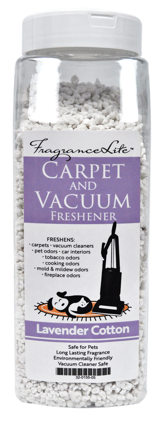 Fragrance Lite Carpet and Vacuum Freshener Lavender Cotton