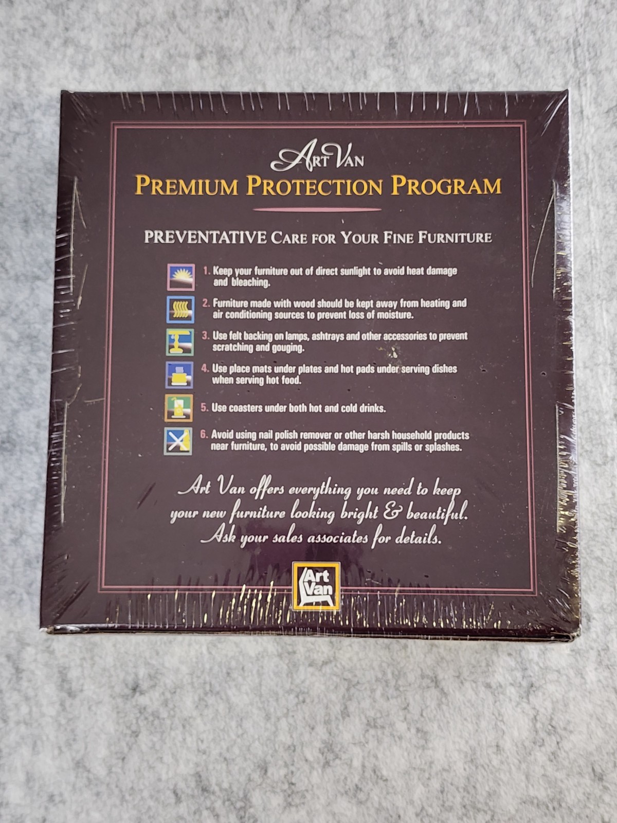 Art Van Leather Premium Protection and Cleaning Furniture Kit New & Sealed 69.99
