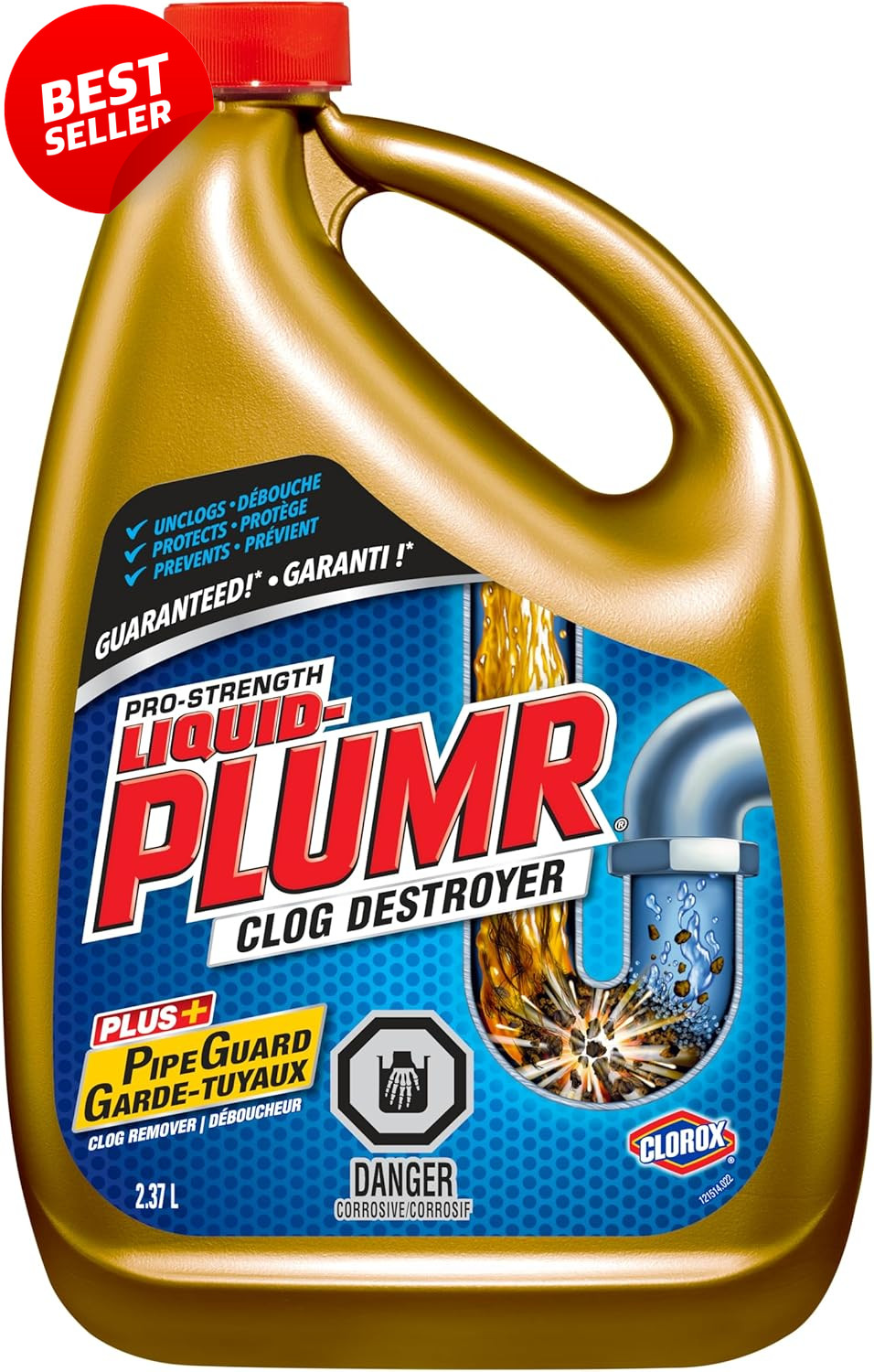 Clorox Liquid Plumber Pro Strength Drain Clog Remover Pipe Guard 2.37L – US