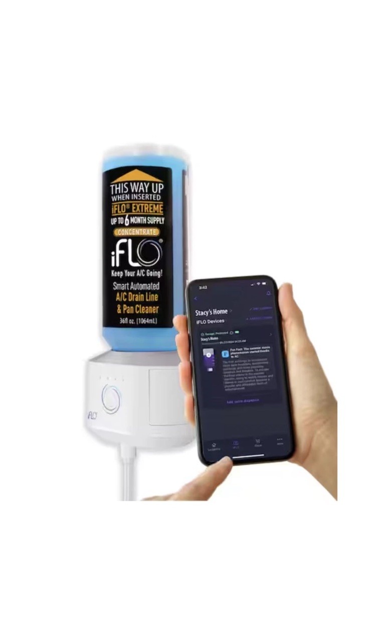 iFLO Extreme AC Drain Line Cleaner 36oz Cartridge 6 Month Supply