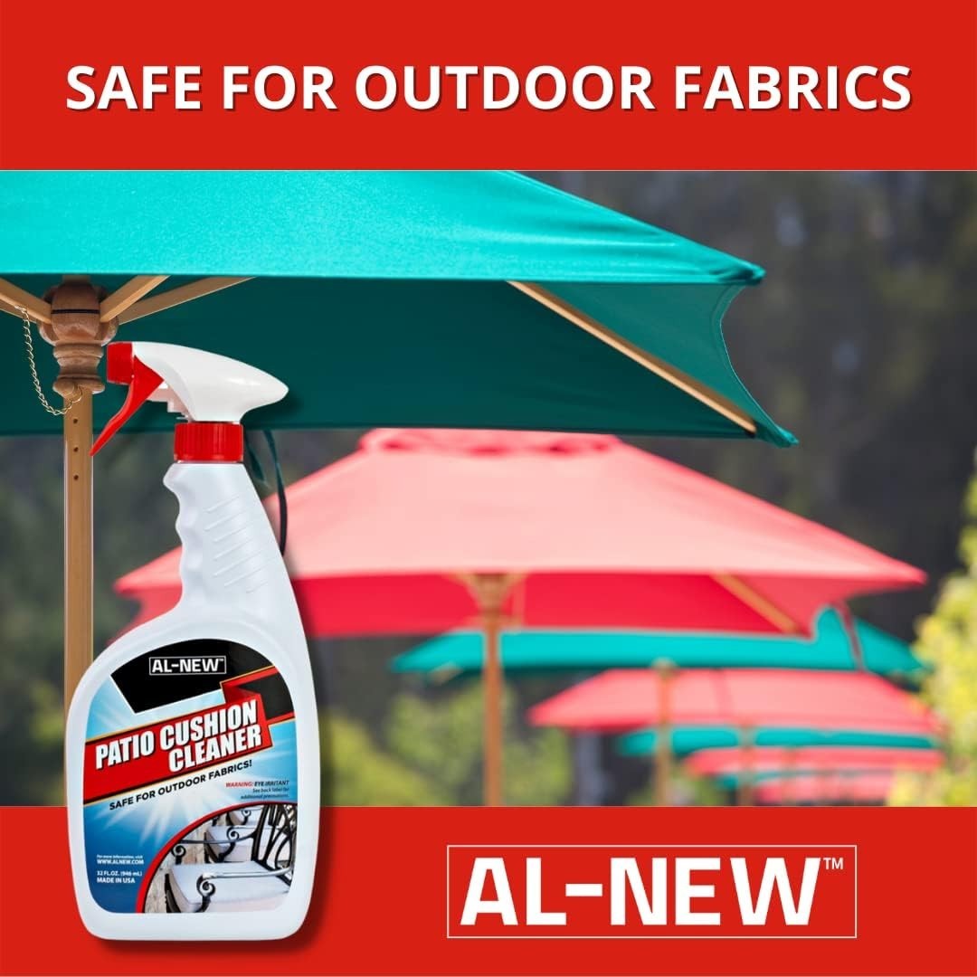 Easy-To-Use 32 Oz Outdoor Fabric Cleaner – Revitalize All Your Patio Essentials