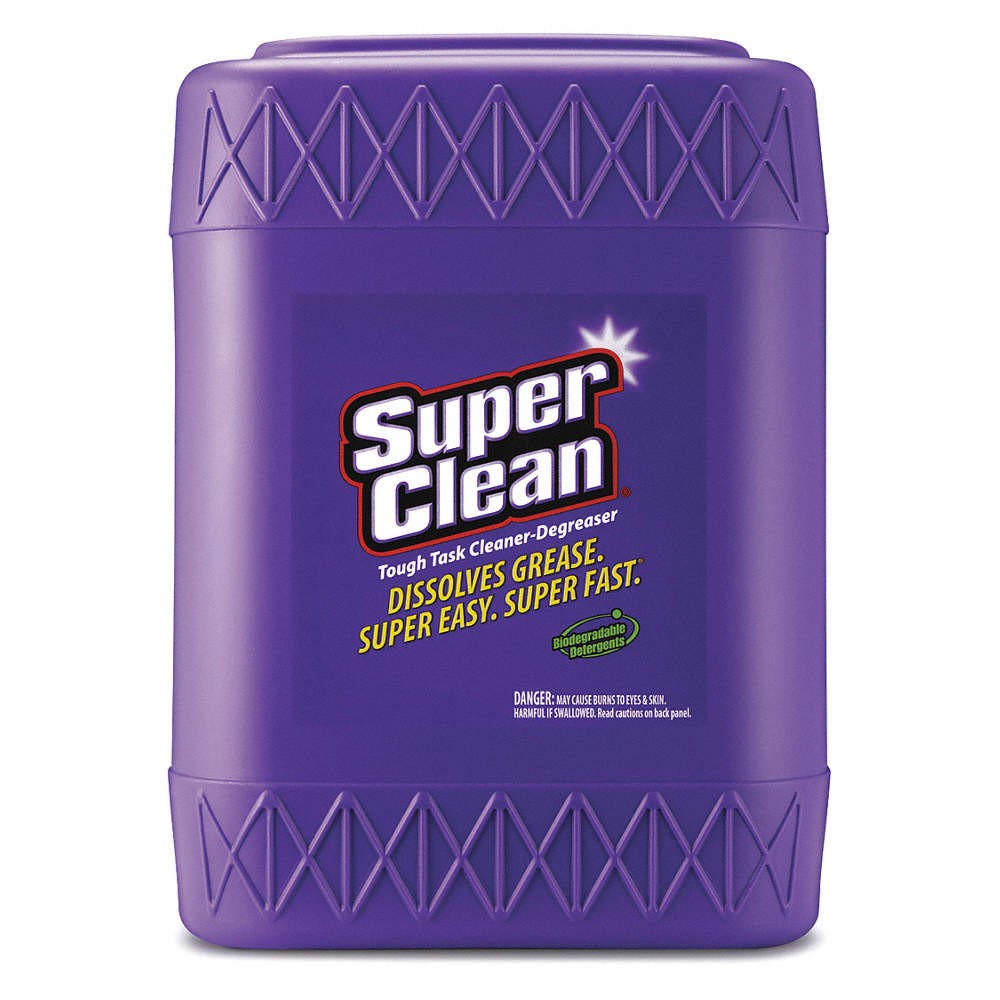 SUPERCLEAN 100725 Cleaner/Degreaser,Citrus,5 gal,Bottle 3ZLD6