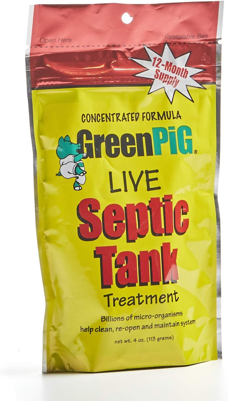 52 Live Tank Treatment Aids in the Breakdown of Septic Waste to Prevent Backups
