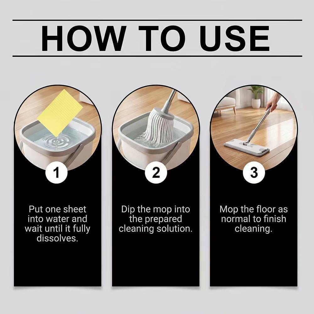 Multi-surface Floor Cleaning Tablets, Multiple Effect The Floor Clean