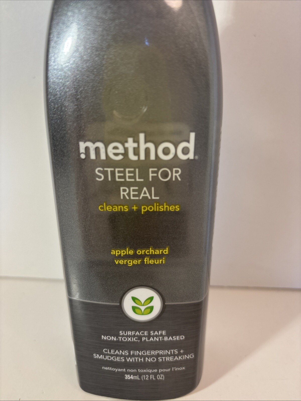 Method Steel For Real Clean Polish Apple Orchard Plant-based Non-toxic 12 fl oz