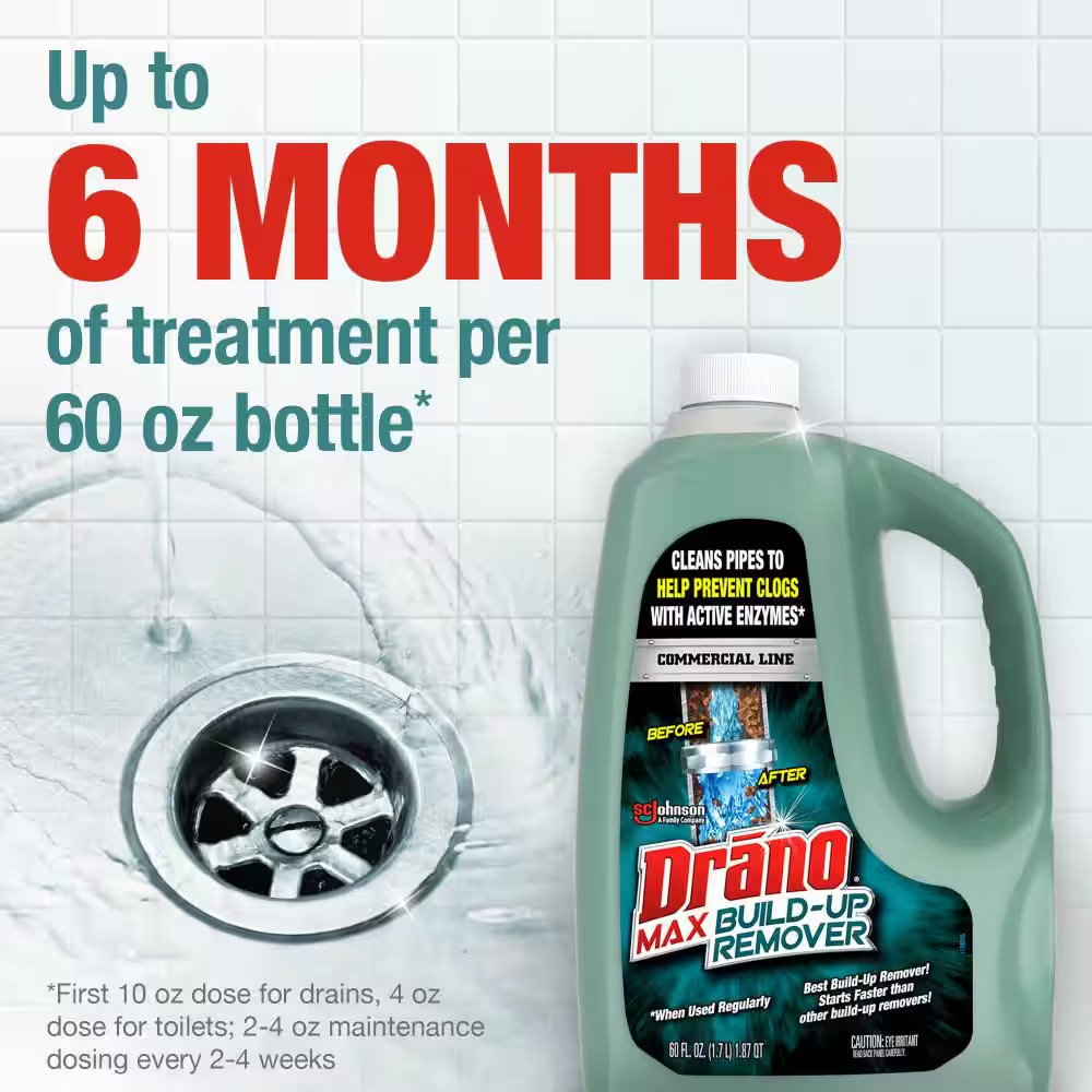 60 Oz. Commercial Line Max Build-Up Remover Drain Cleaner