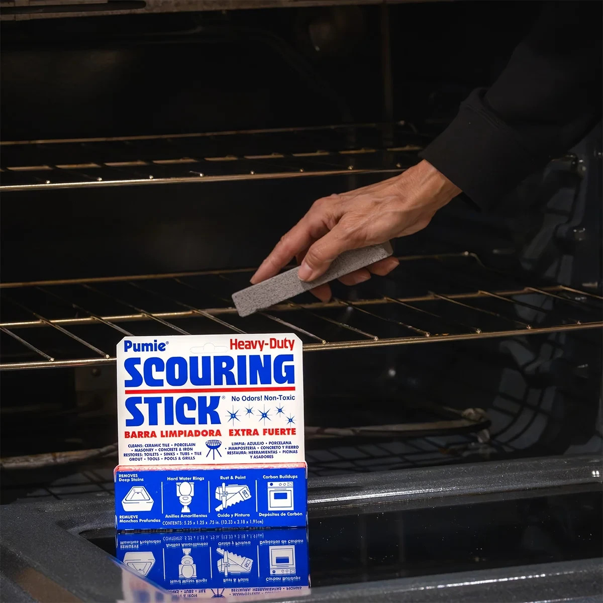 Pumice Scouring Stick Cleaner for Toilet Grills Tiles 1 Pack