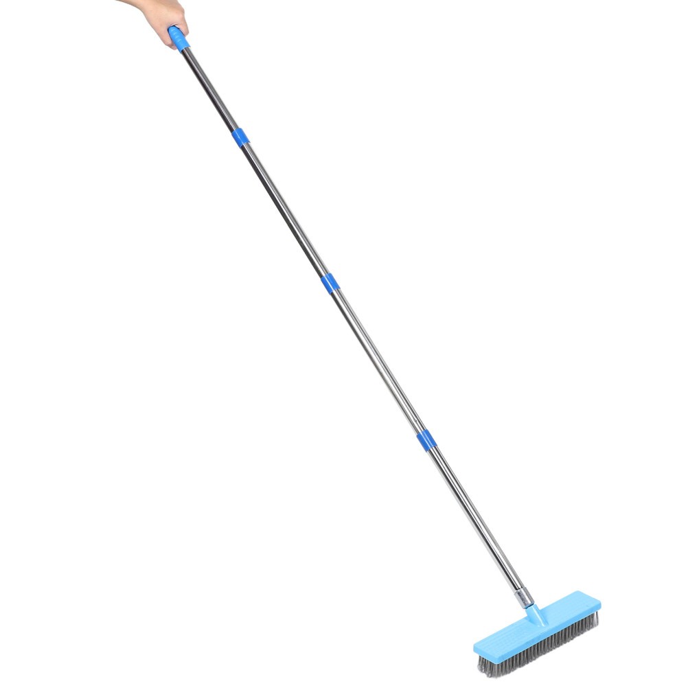 Floor Scrubbing Cleaning Brush Tile Scrubber with Handle Bathroom for Shower