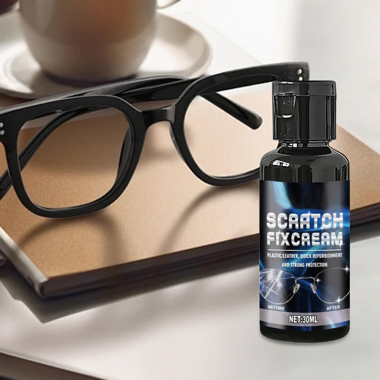Glasses Lens Scratch Remover Liquid Cleaner Polishing Lens Scratch Remover