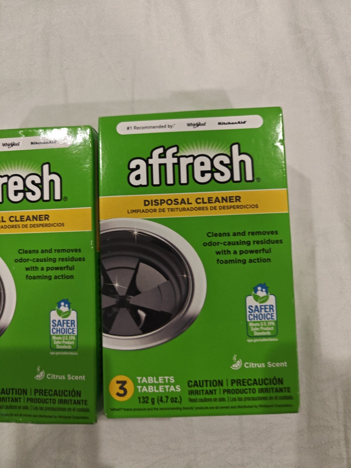 2 Pack affresh W10509526 Garbage Disposal Cleaner – 3 Tablets