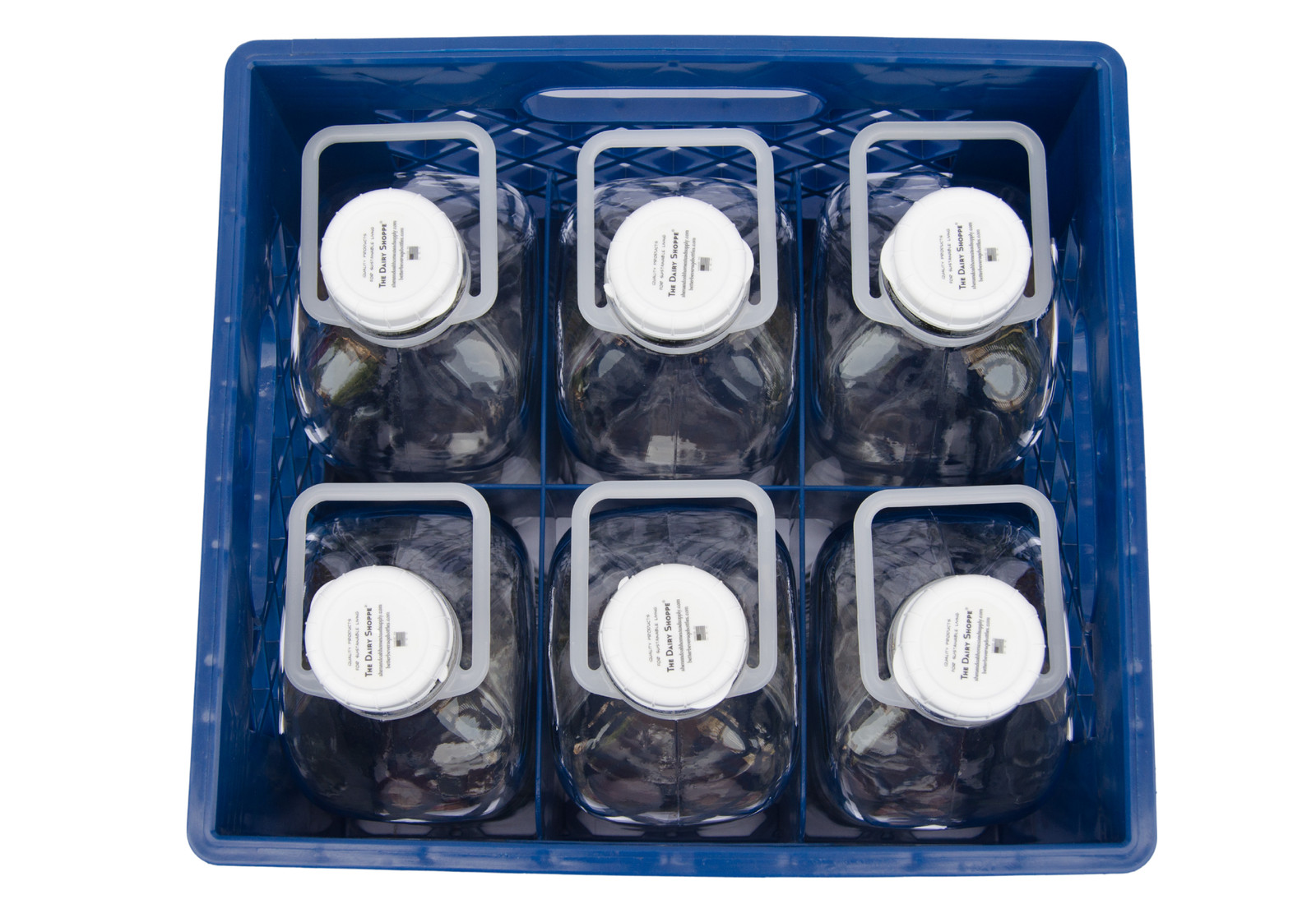 Plastic Crate for Glass Milk Bottles / Commercial Duty