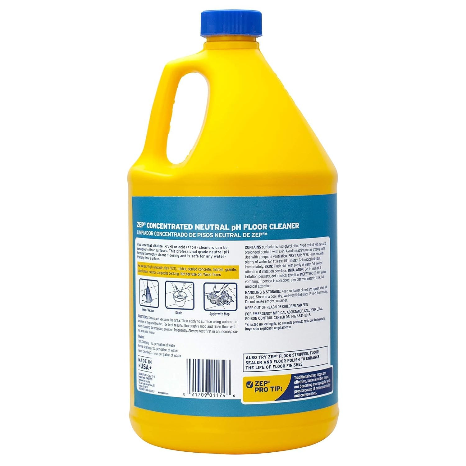 Wet-Look Floor Polish and Neutral Floor Cleaner Bundle – 1 Gallon Each