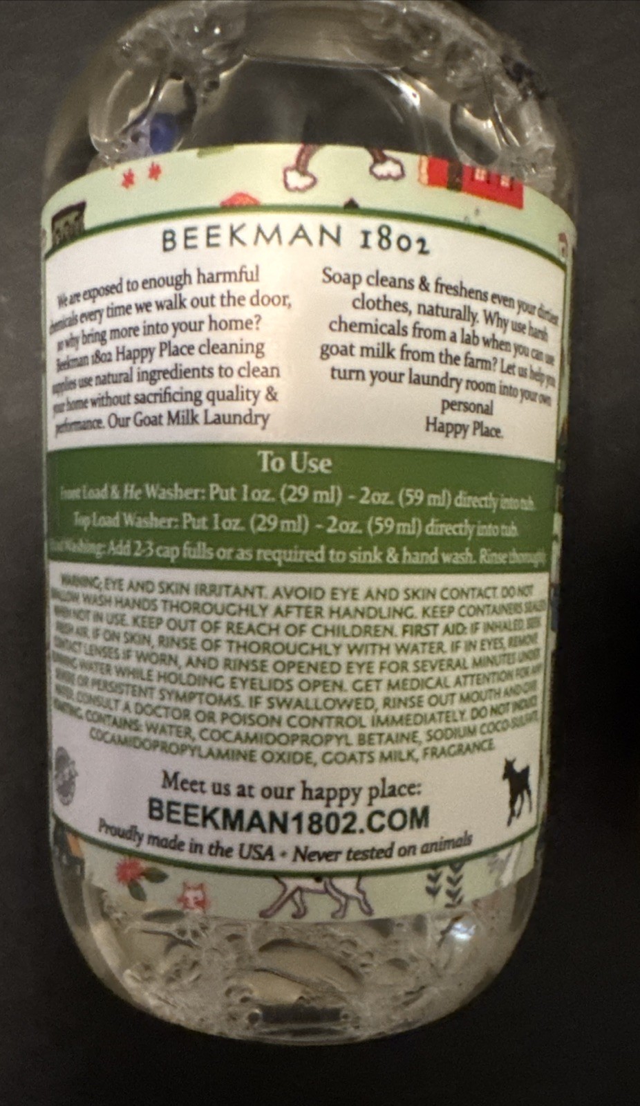 Beekman 1802 Happy Place 5-Piece Laundry Sample / Travel Kit – Sweet Grass NEW