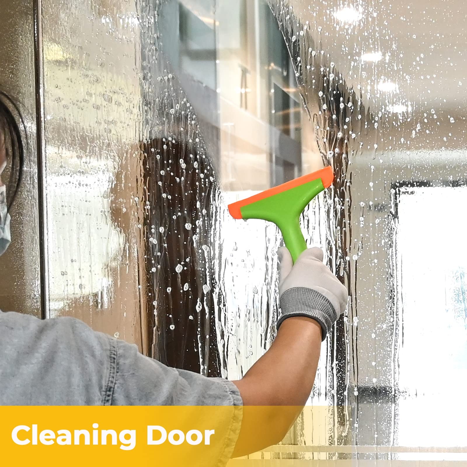 Small Silicone Squeegee Window Shower Squeegee,Auto Water Blade Squeegee for …
