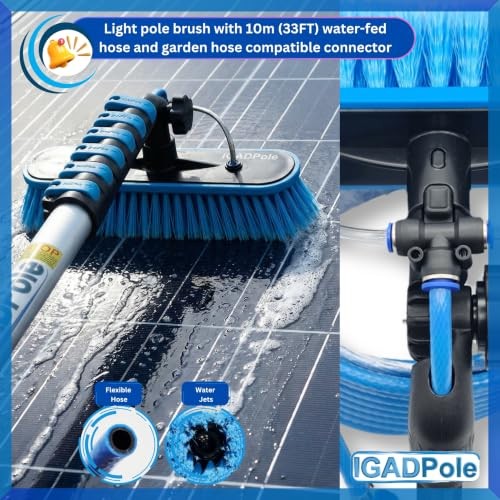 IGADPole 24FT Water Fed Kit Window Solar Cleaning