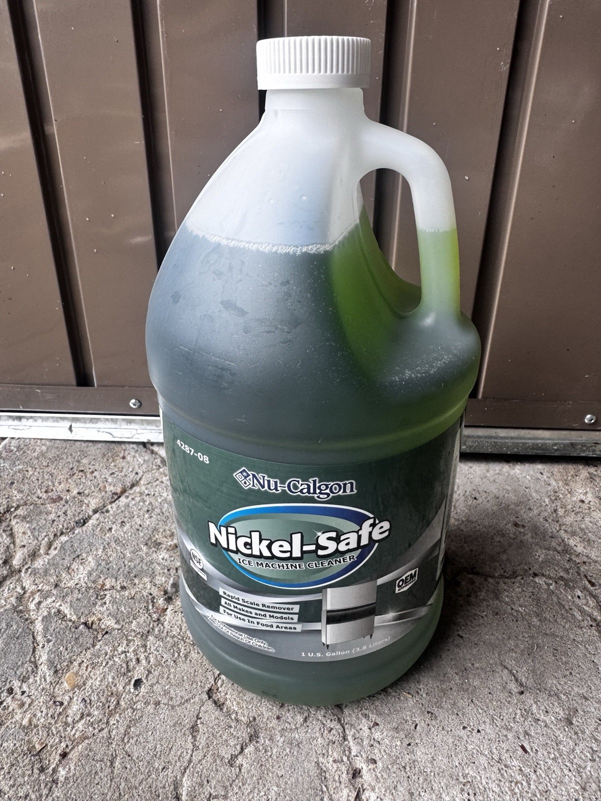 2 pack Nu-Calgon 428708 Nickel Safe Ice Machine Cleaner-1 gallon