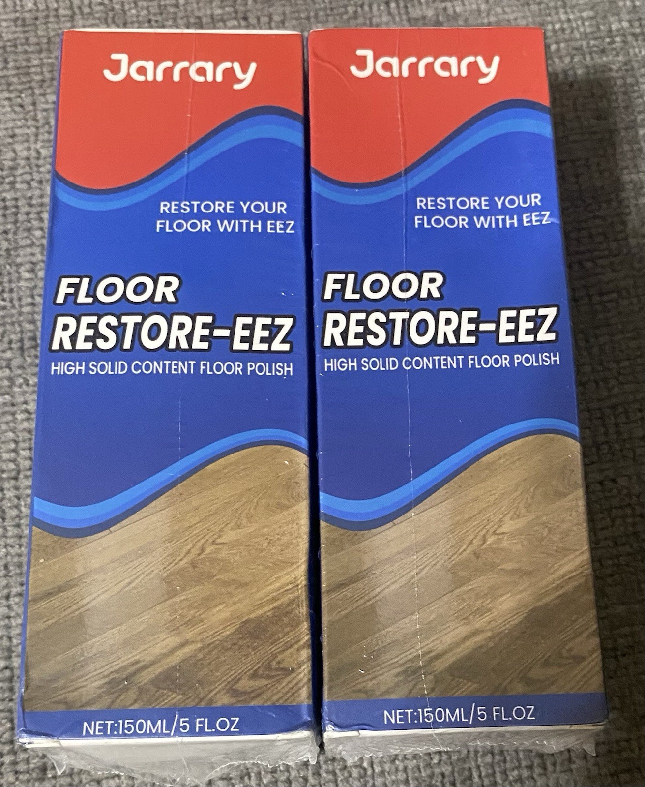 2Pcs. Floor RESTORE-EEZ, High Solid Content Floor Polish 5oz Each